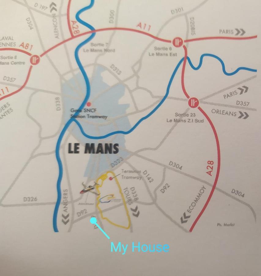 Chambres Le Mans 24 Heures Arnage Kültér fotó